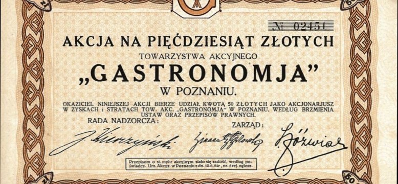 Sp&oacute;łki akcyjne